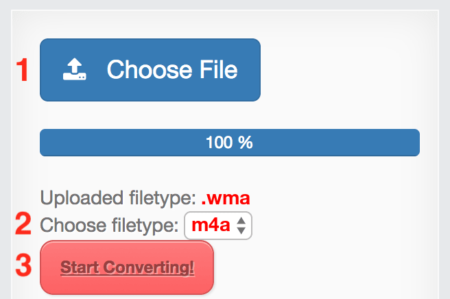 How to convert WMA files online to M4A